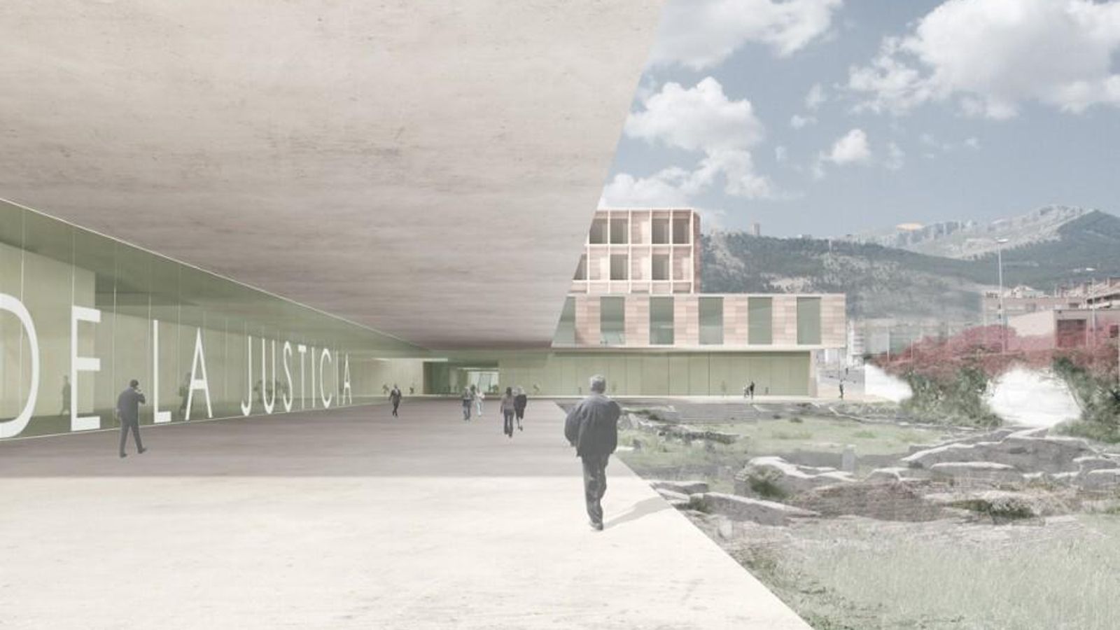 Proyecto del futuro complejo diseñado por Paredes y Pedrosa. Proyecto del futuro complejo diseñado por Paredes y Pedrosa.