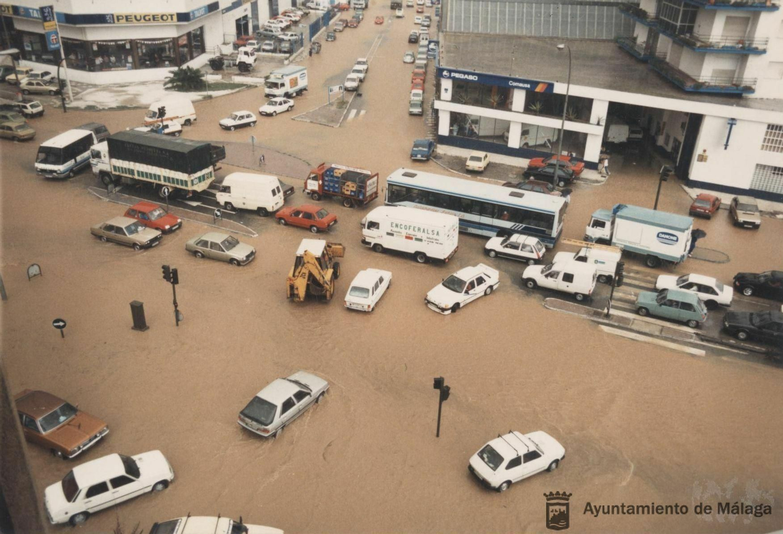 Las fotos de las inundaciones de 1989 en Málaga