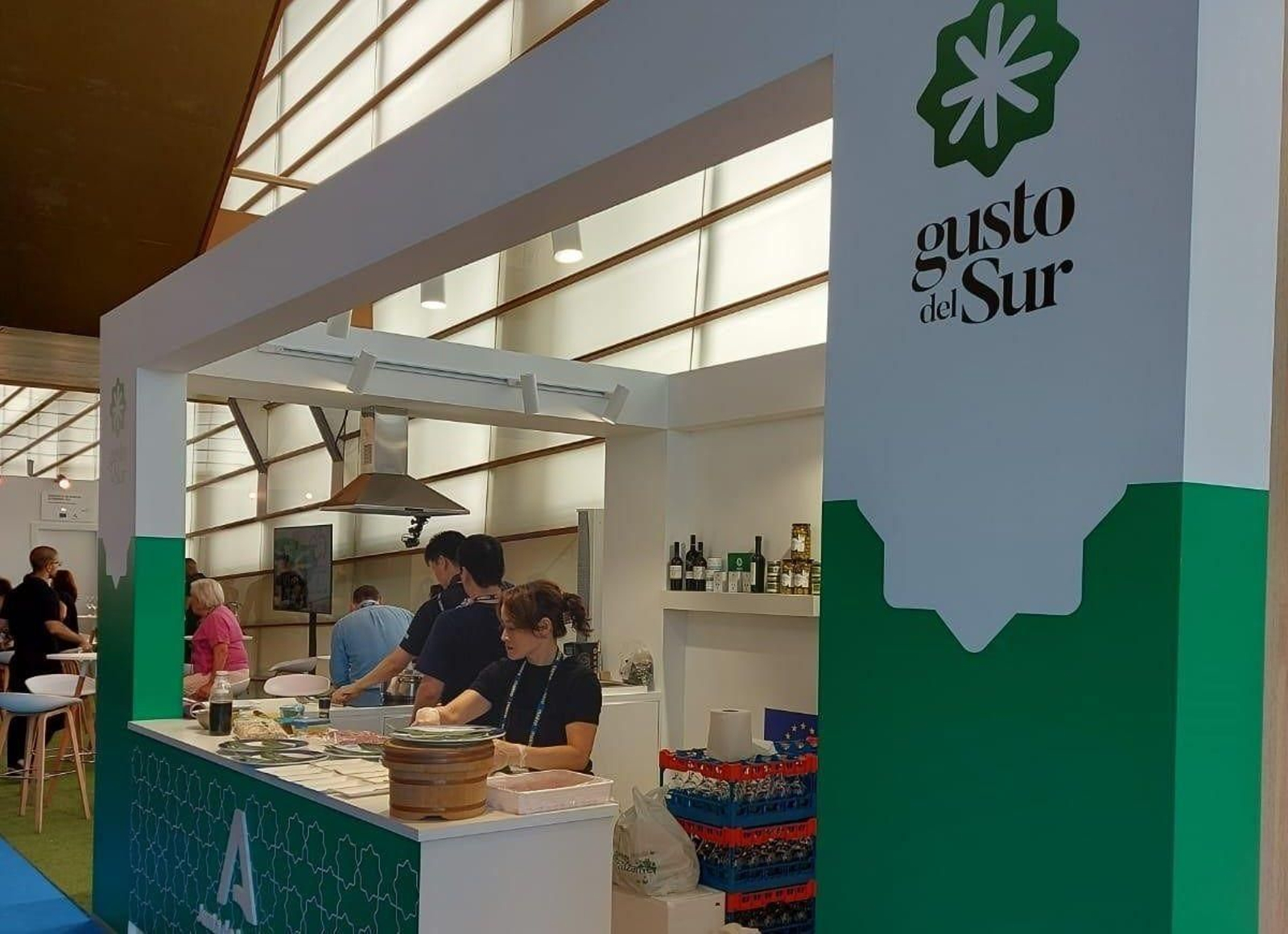 Stand en una feria de 'Gusto del Sur'.