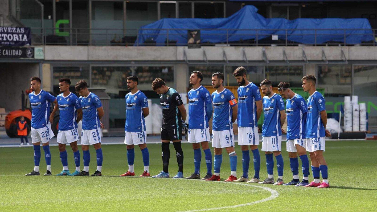 Once del Xerez CD ante el Salerm Puente Genil en Chapín.