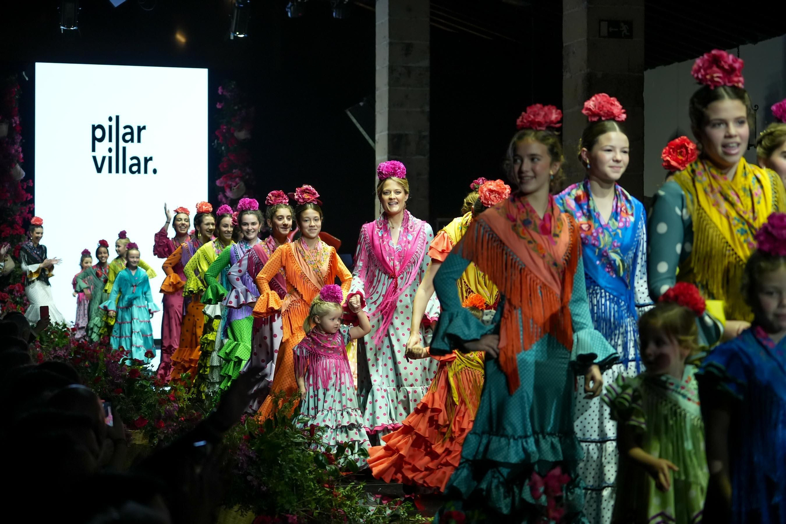 Desfile de Pilar Villar en la Pasarela Flamenca Tío Pepe Jerez 2024