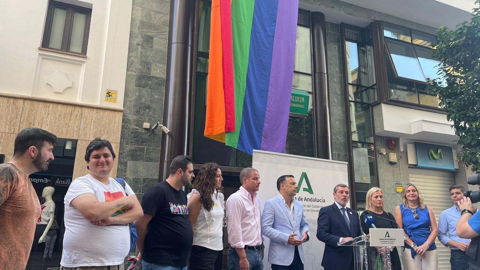 Acto en la Subdelegación de la administración autonómica del Campo de Gibraltar, este miércoles.