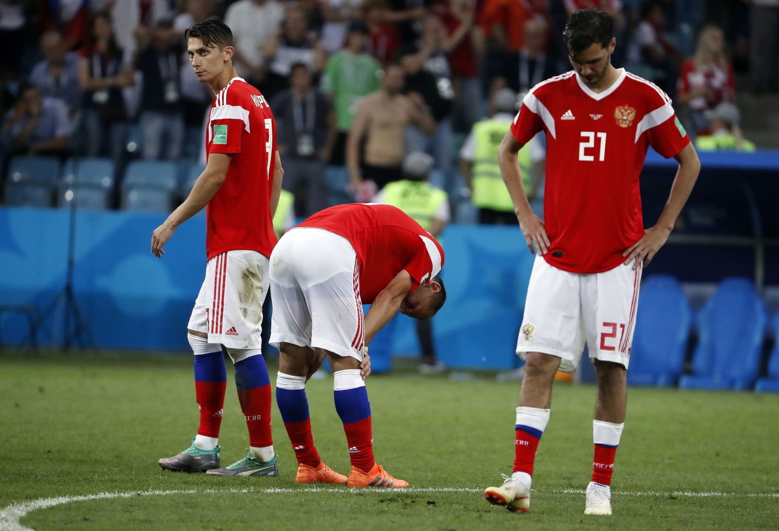 Las imágenes del Rusia-Croacia