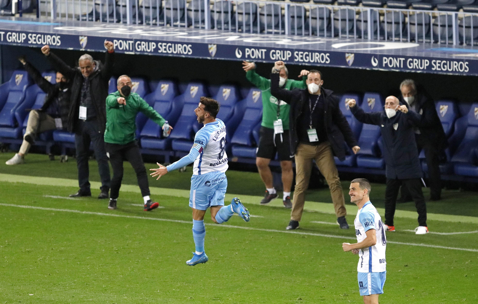 Las fotos del Málaga CF-Rayo Vallecano