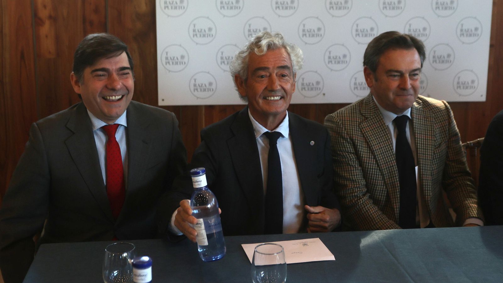 Los encargados de representar a los tres Reyes Magos: Alejandro Marchena, José María Pacheco y Luis Bolaños