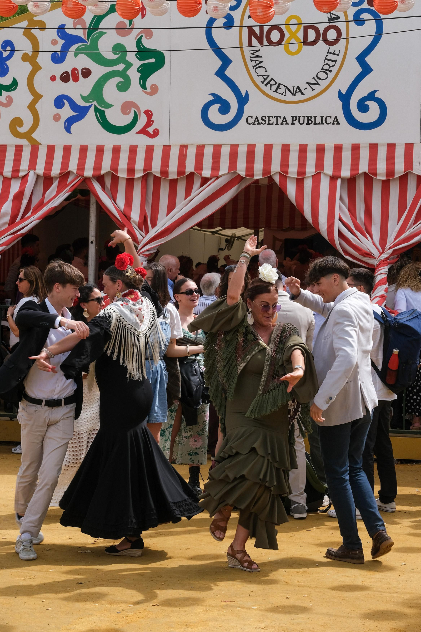 Ambiente un sábado de feria