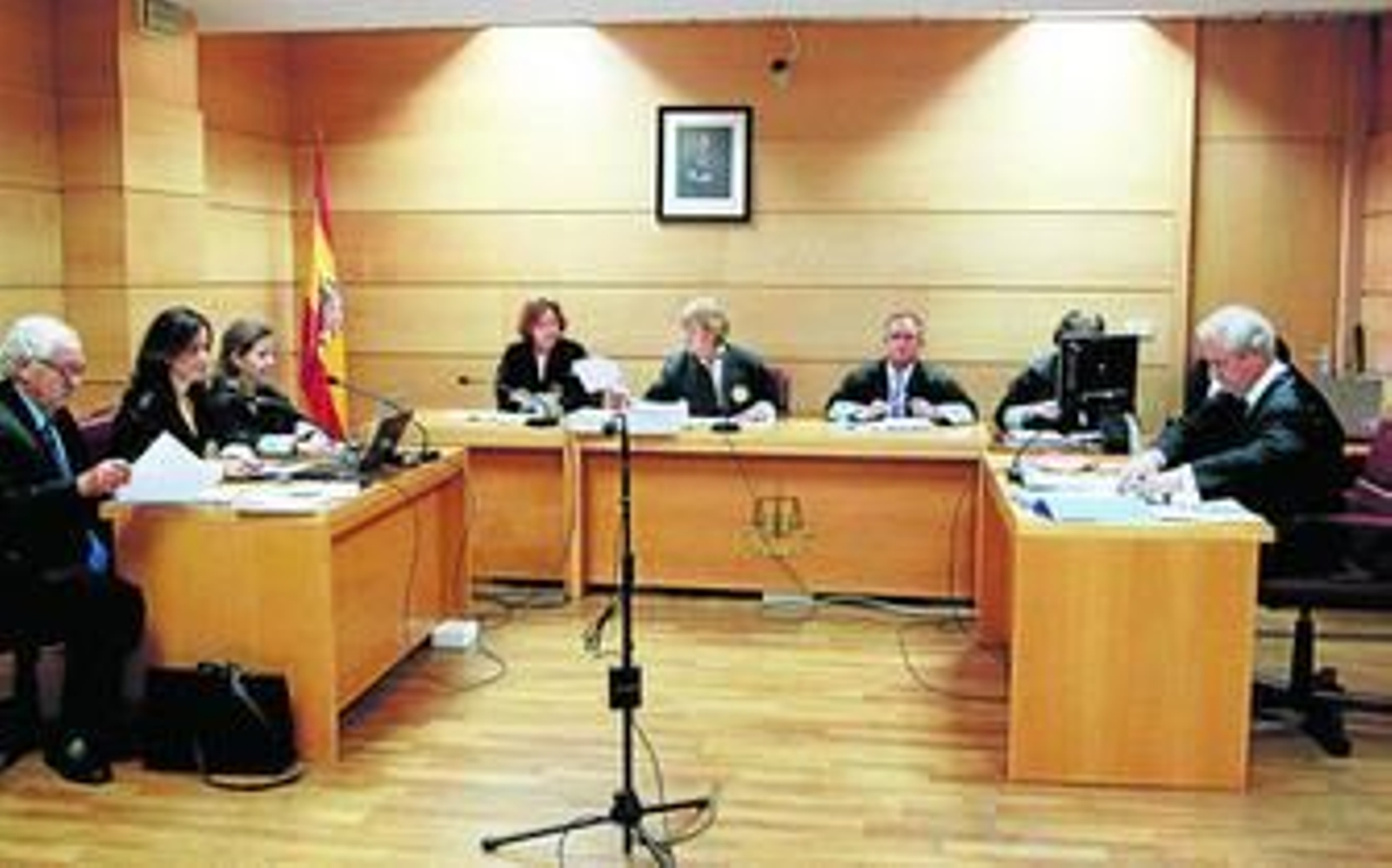 Vista celebrada a puerta cerrada en la Audiencia Nacional para revisar la prisión provisional del ex tesorero del PP Luis Bárcenas.