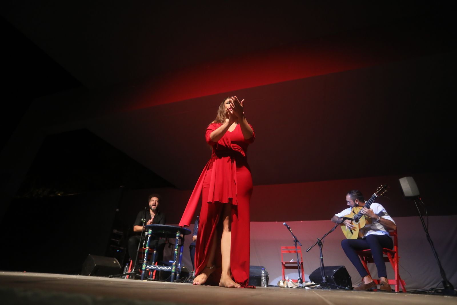 La noche flamenca en el Parque de San Fernando, en imágenes
