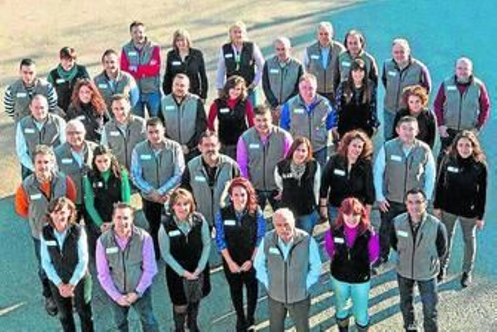 Foto de 'familia' del equipo técnico que compone Unica  Group.