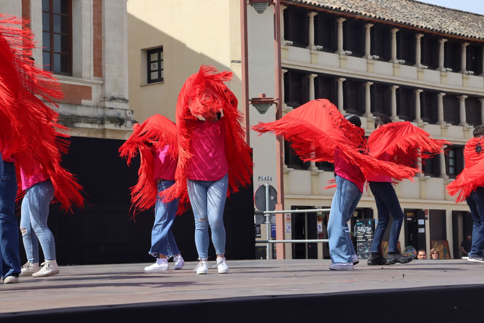 'Flashmob' en La Corredera por el Día Internacional de la Danza