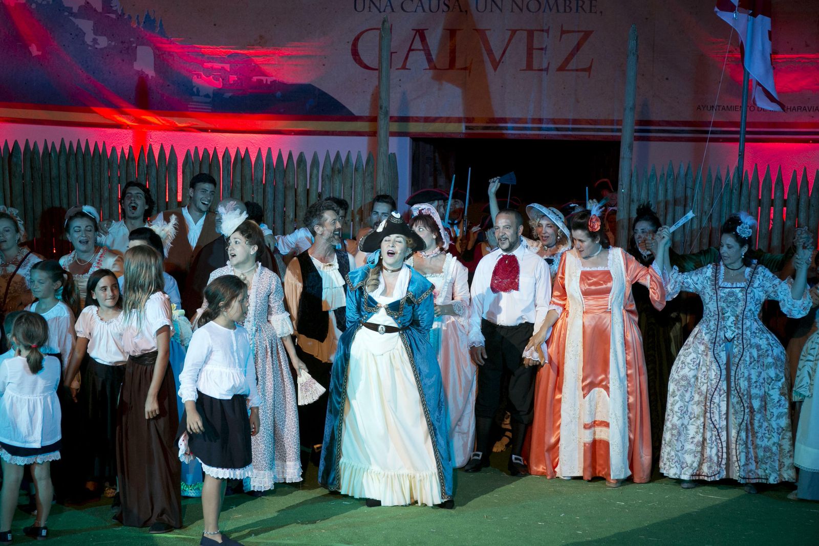 Las fotos de la Fiesta del 4 de julio y el homenaje a Bernardo de Gálvez en Macharaviaya