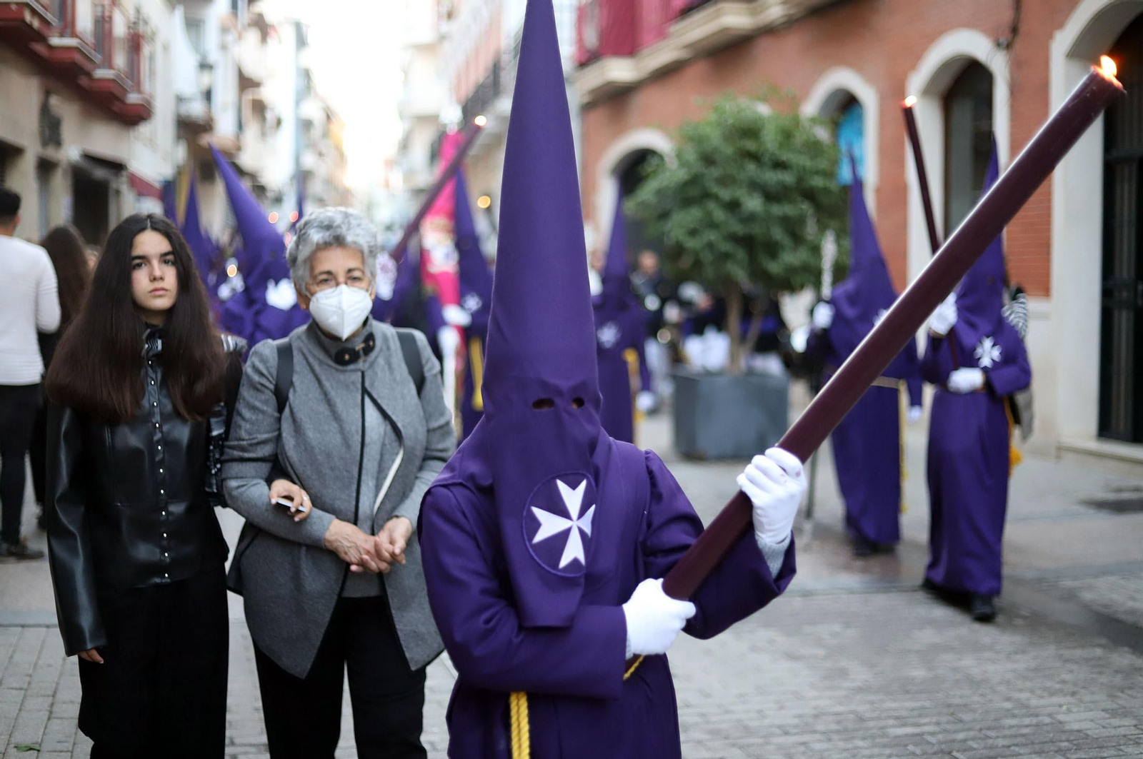 Imágenes del Nazareno en la madrugá de Huelva