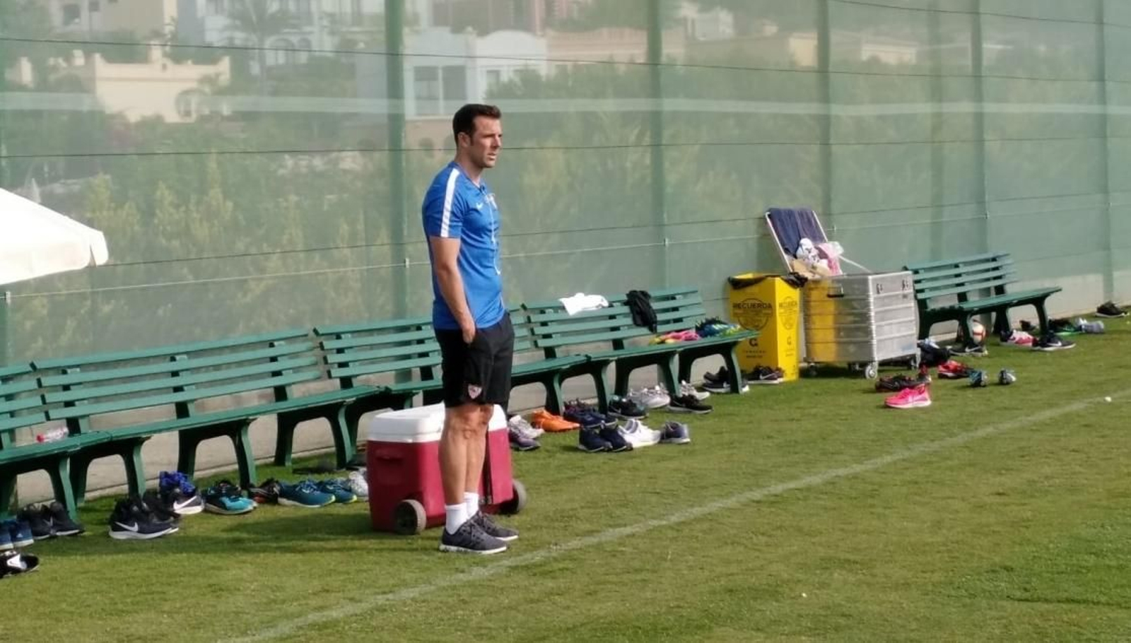 Carlos Marchena se incorpora a la pretemporada.