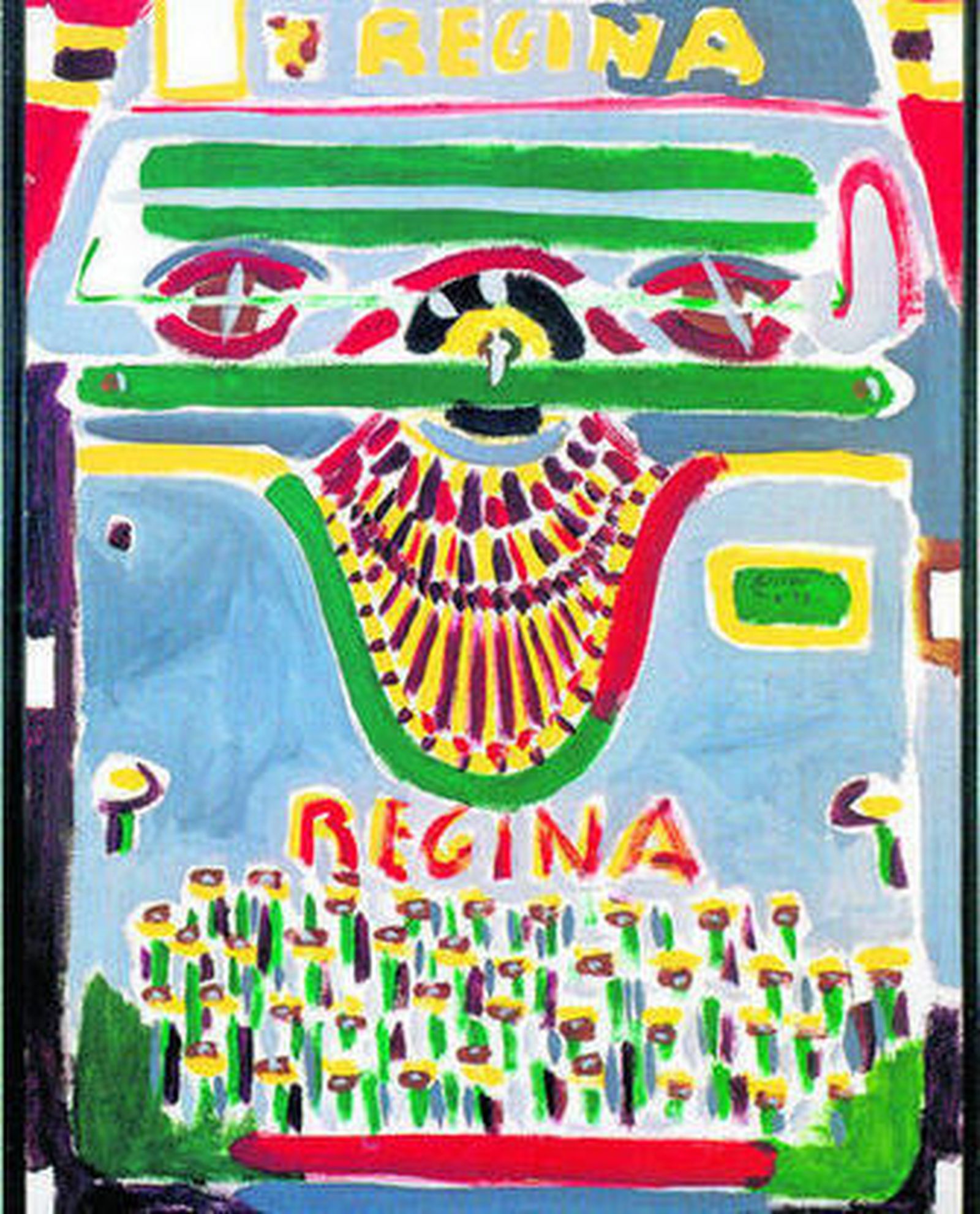 1. 'Máquina en plata' (1976), del sevillano Manolo Quejido. 2. 'Serea flautista' (1984), de la viguesa Menchu Lamas. 3. 'La fiebre del heno' (1986), del coruñés Carlos Alcolea, parece presidir esta muestra en el Casino de la Exposición.