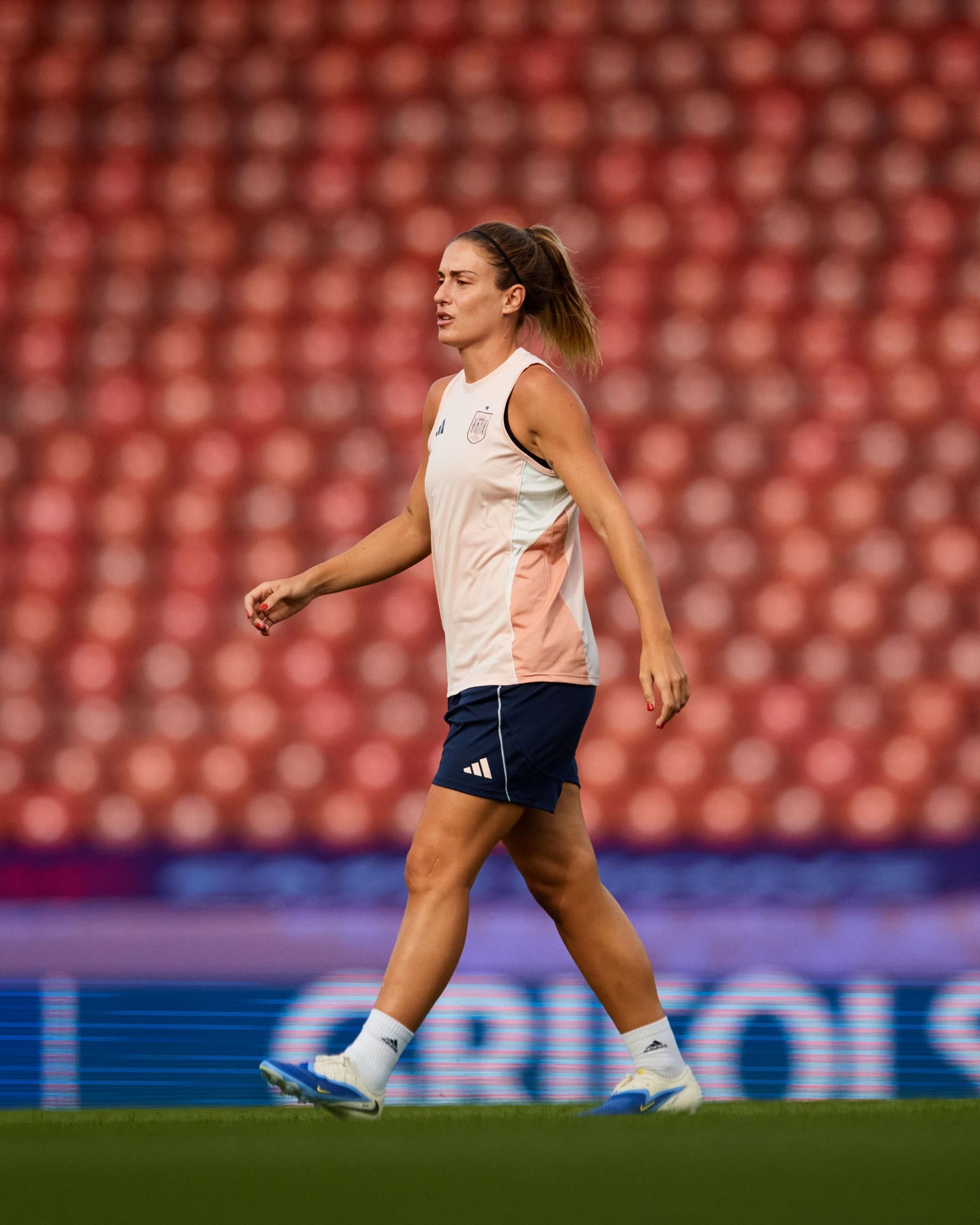 Las fotos de España antes de la semifinal contra Alemania en la Eurocopa femenina