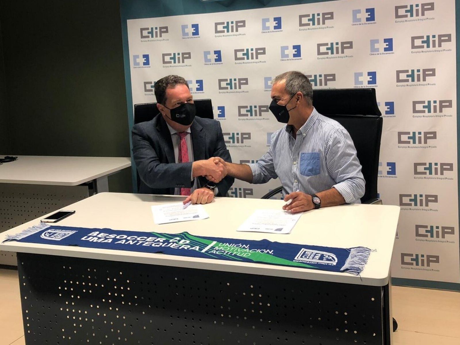 Acuerdo BeSoccer UMA Antequera-CHIP Hospital