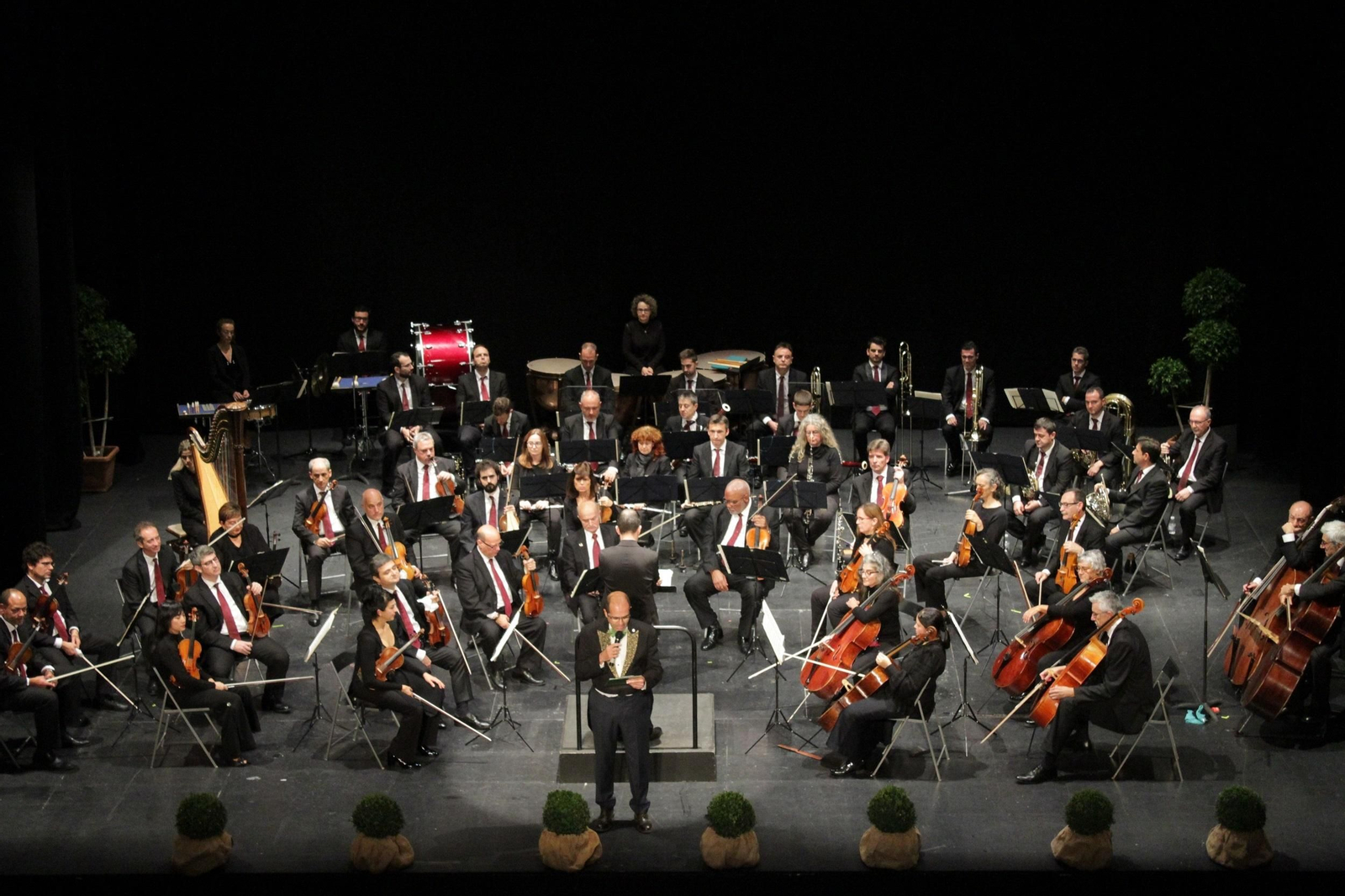 Un momento de la actuación de la Orquesta de Córdoba