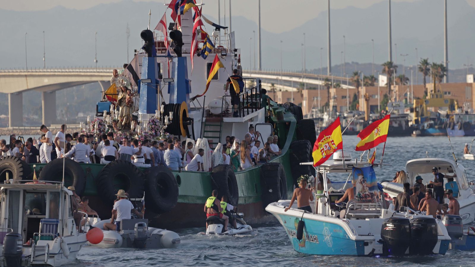 Fotos de la procesión de la Virgen del Carmen en Algeciras 2022