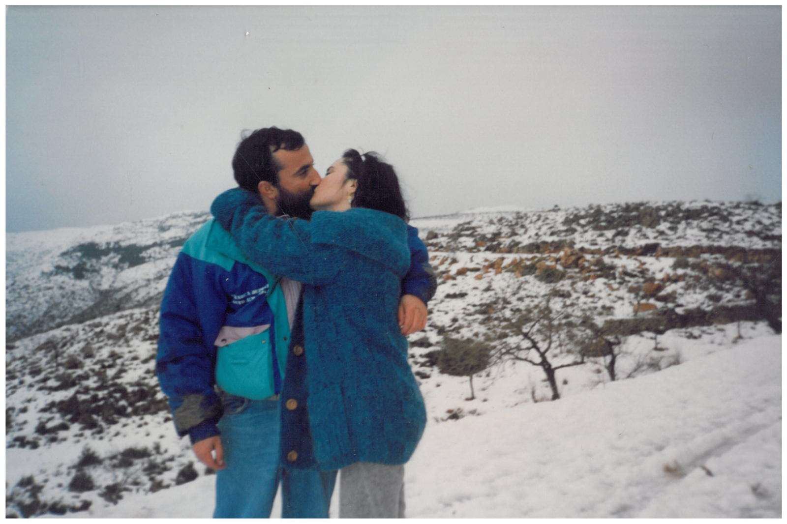 Fernando y Marisol en la Sierra de los Filabres