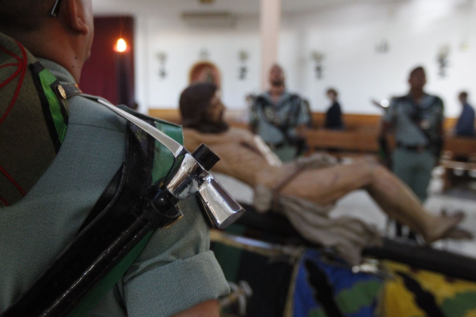 Custodia del Cristo de la Buena Muerte de La Legión. Semana Santa 2019. El Parador