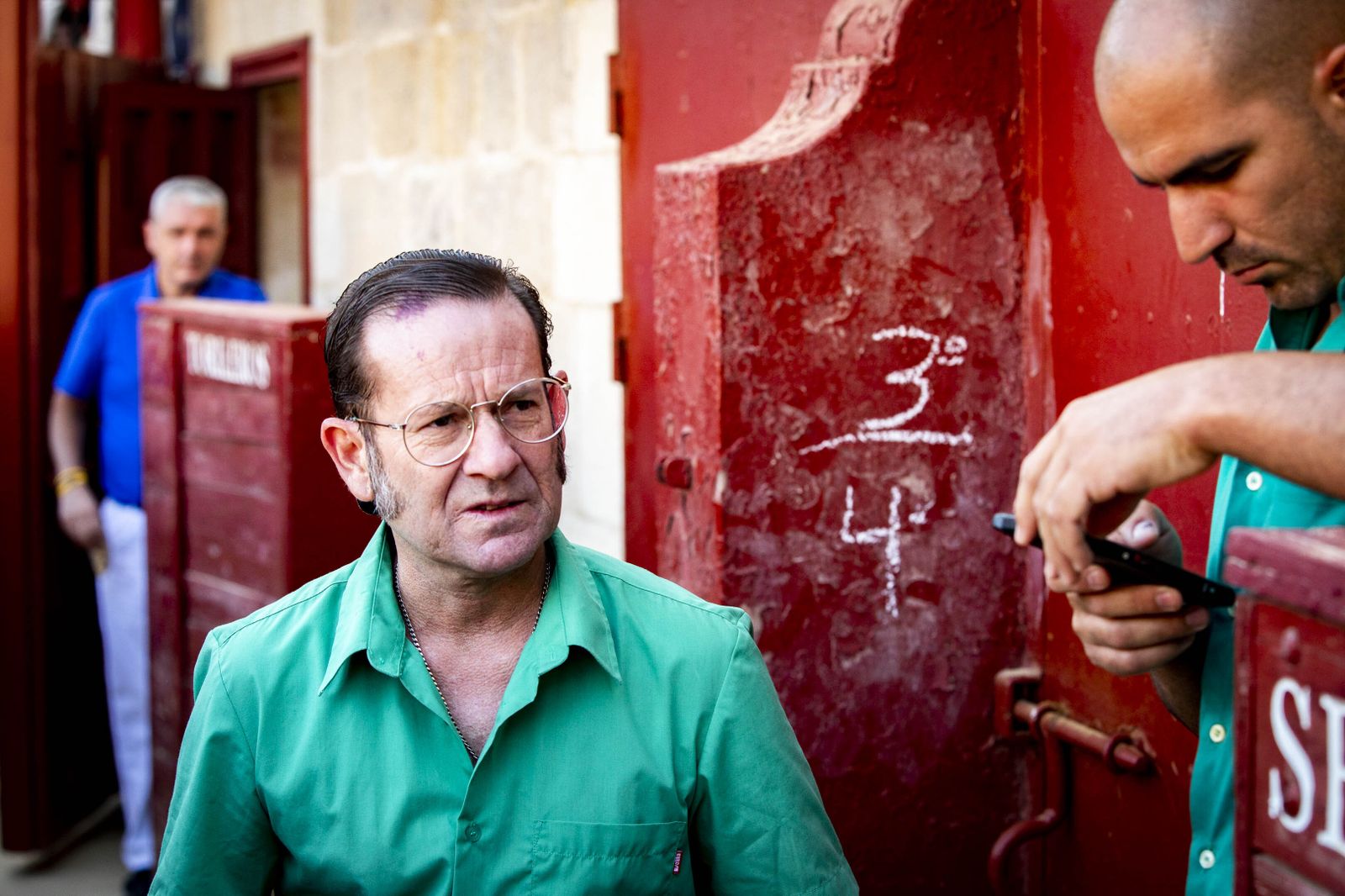 Daniel Crespo, Manzanares y Juan Ortega, en la plaza de toros de El Puerto