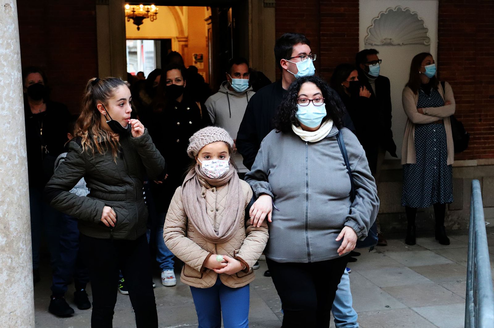 Belén del Ayuntamiento de Huelva basado en la antigua Plaza de las Monjas