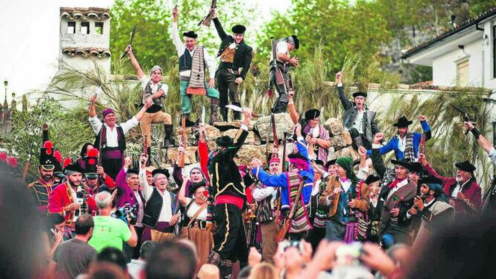 Una recreación del bandolerismo en Grazalema