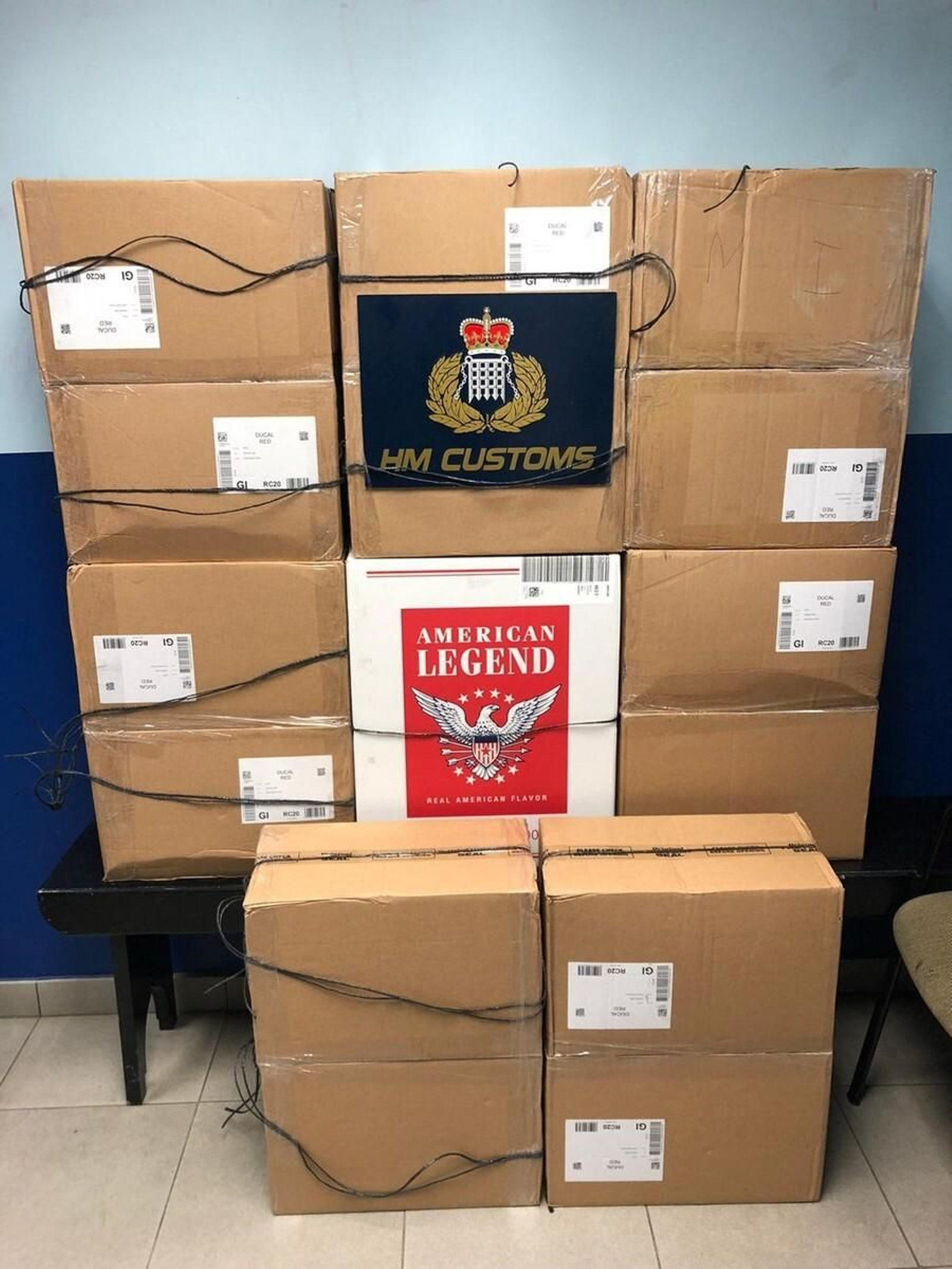 Tabaco incautado en la intervención