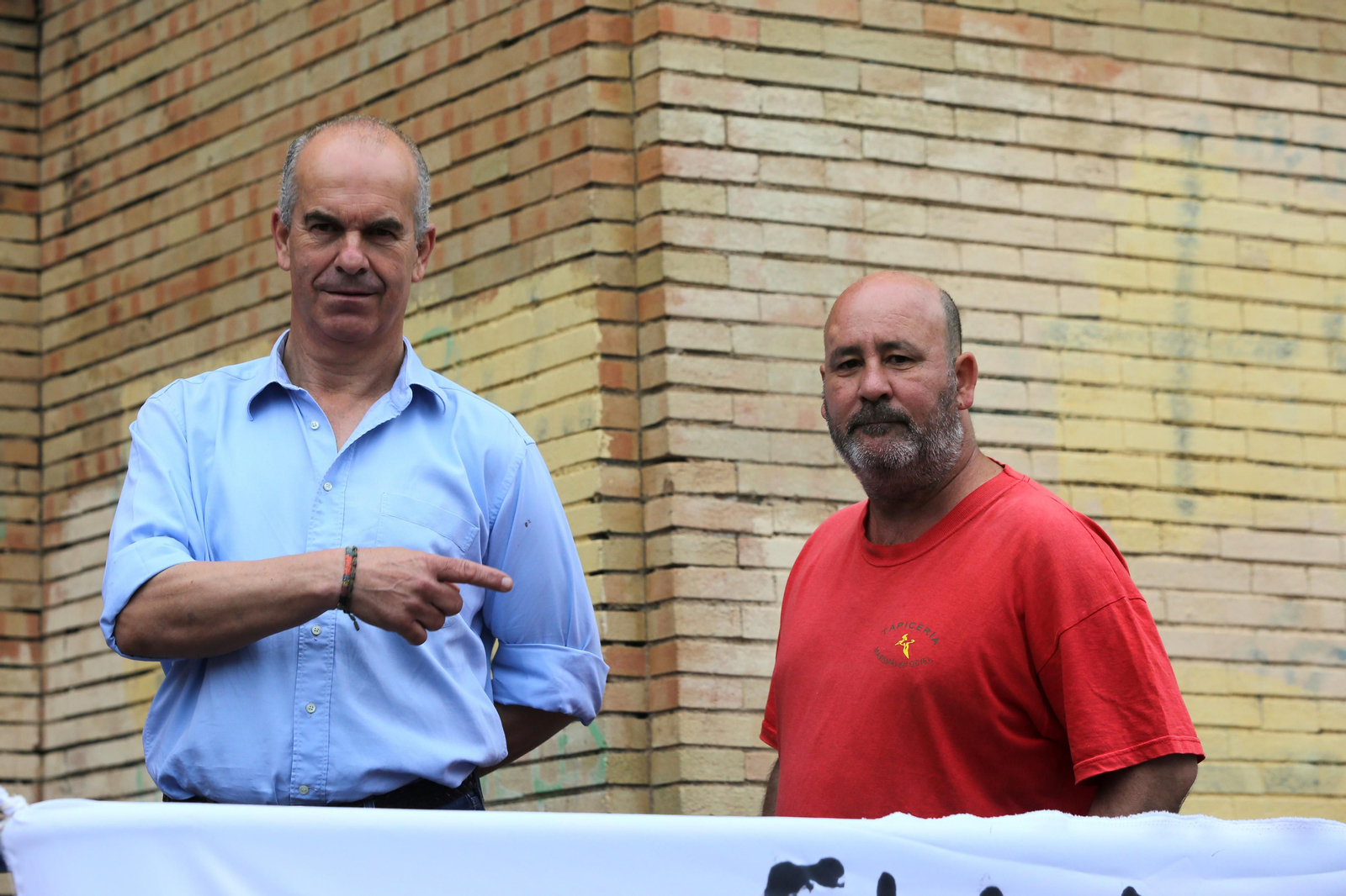 Más imágenes de la protesta de los minoristas del mercado de San Sebastián