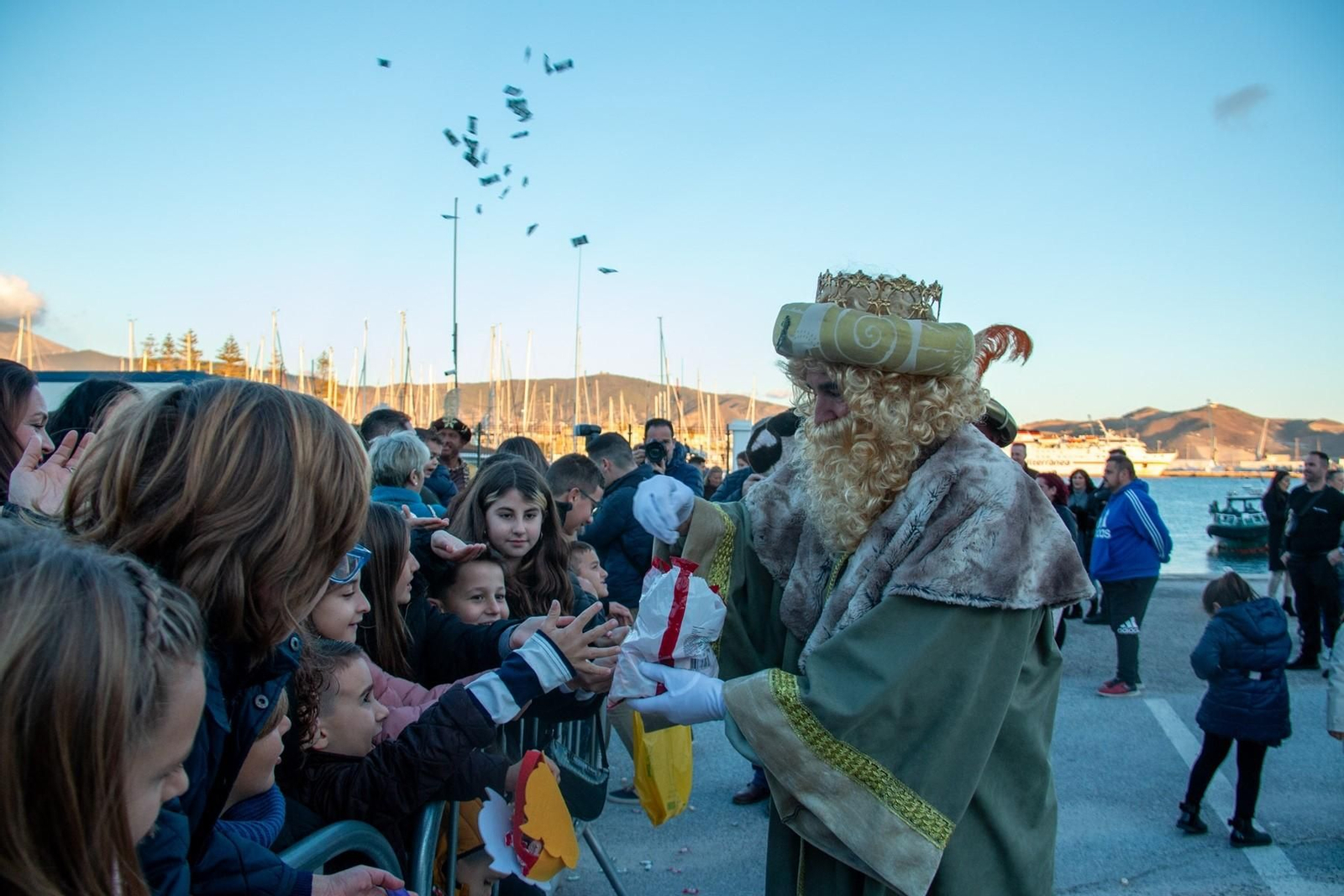 Llegada de los Reyes Magos a Motril, en una imagen de archivo