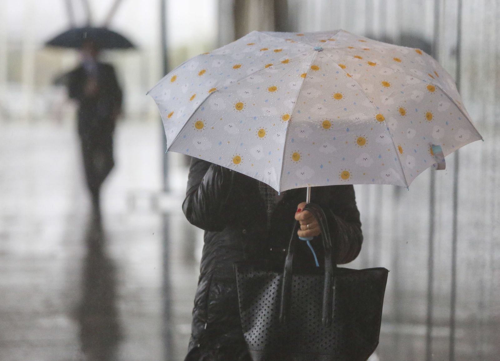Las imágenes de la lluvia en Málaga
