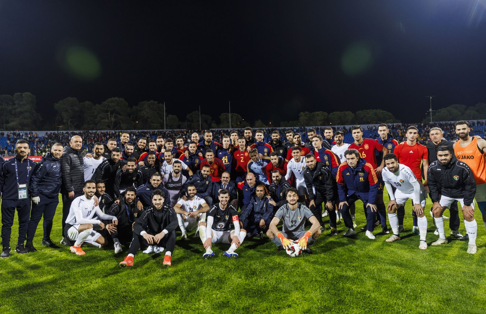 Las imágenes del Jordania - España previo al Mundial de Qatar