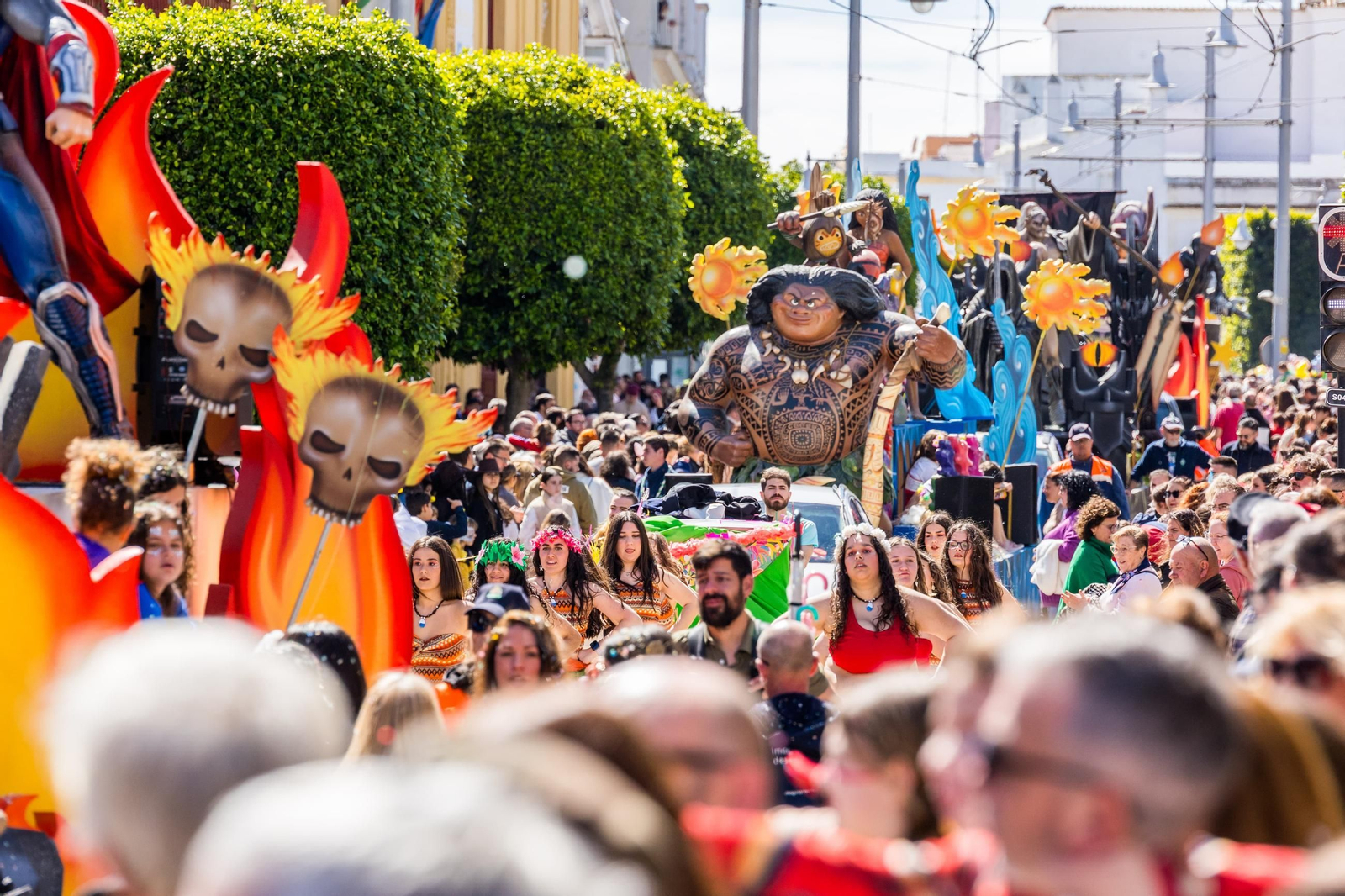 La Cabalgata del Carnaval en San Fernando, en imágenes