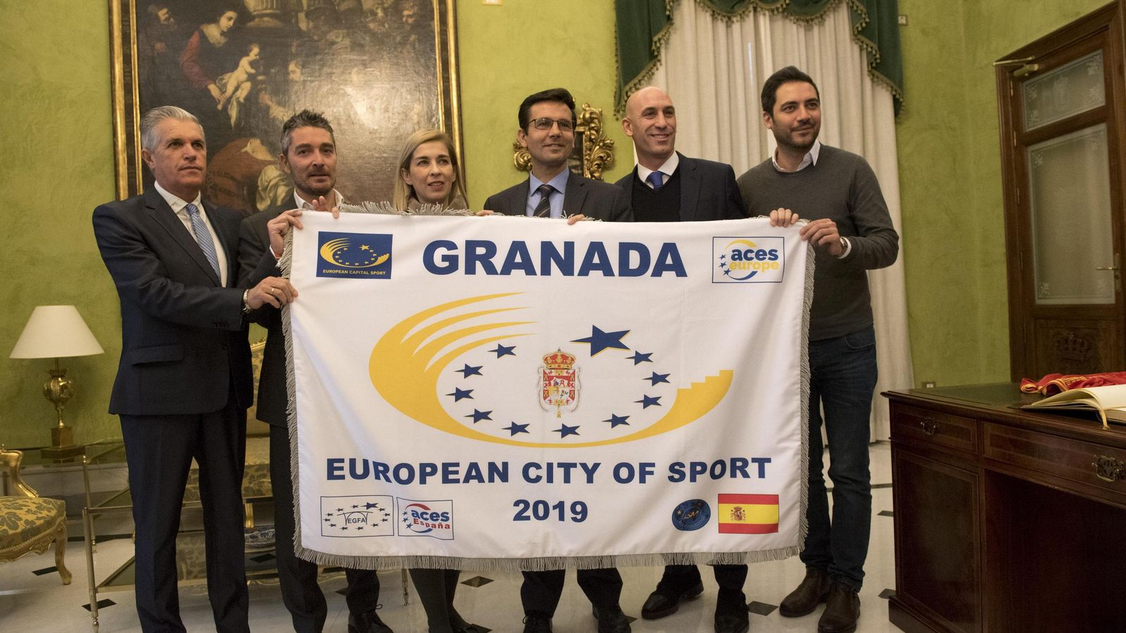 Rubiales mostró su apoyo a Granada como Ciudad Europea del Deporte