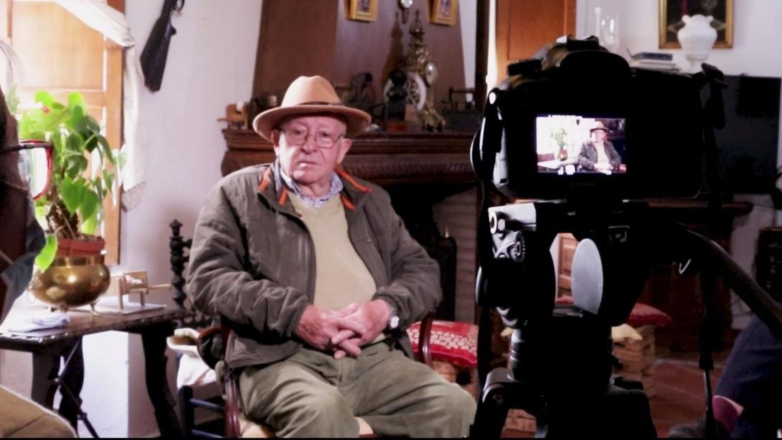 Pedro, uno de los protagonistas del programa sobre Higuera de la Sierra.