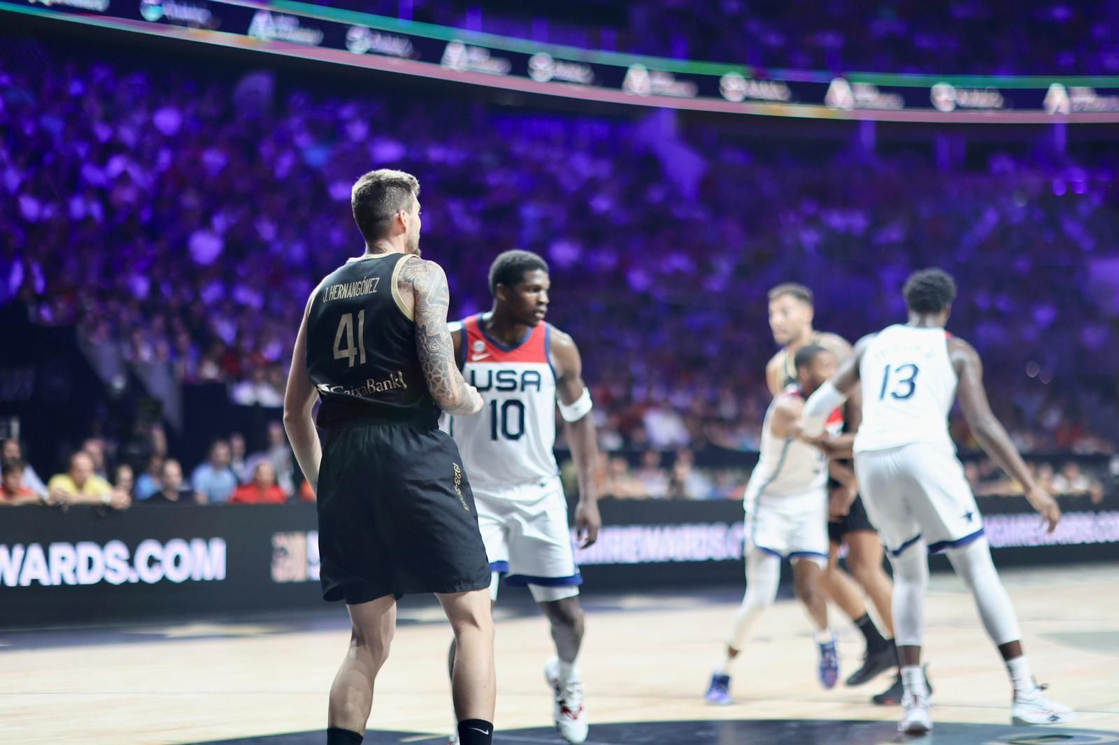 Las imágenes del España-Estados Unidos en el Martín Carpena