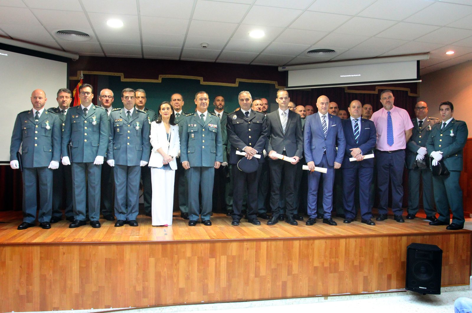 Imágenes del acto de celebración del 173 aniversario de la fundación de la Guardia Civil.