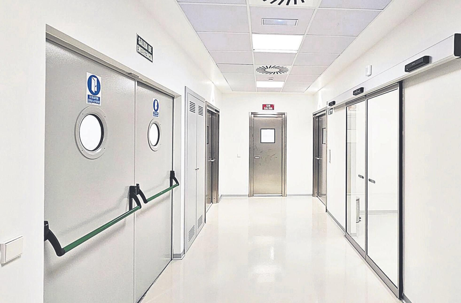 Se han adaptado nuevos espacios al uso hospitalario.