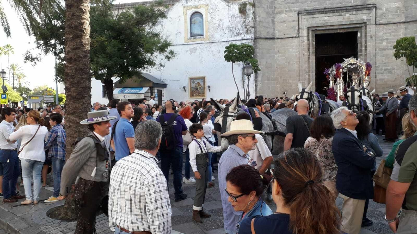 Las imágenes de la salida de la hermandad de Jerez al Rocío