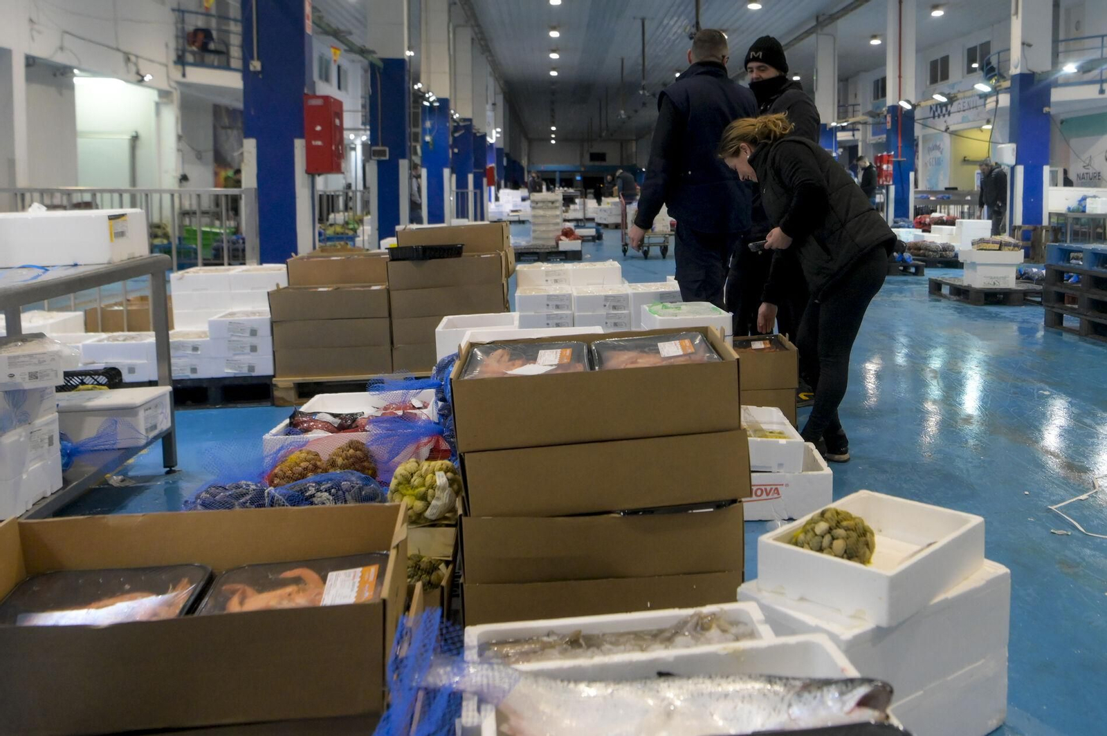 Todas las imágenes del kilómetro 0  de las cenas de Navidad en Granada