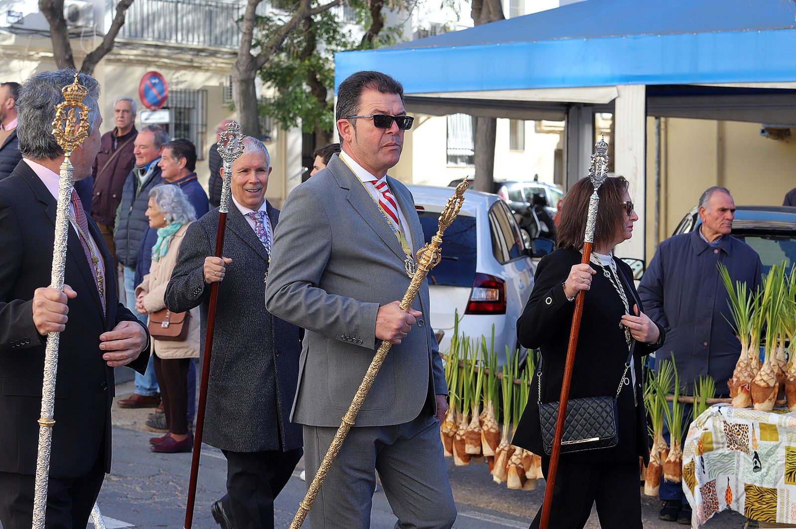 Imágenes de la procesión de San Sebastián en Huelva