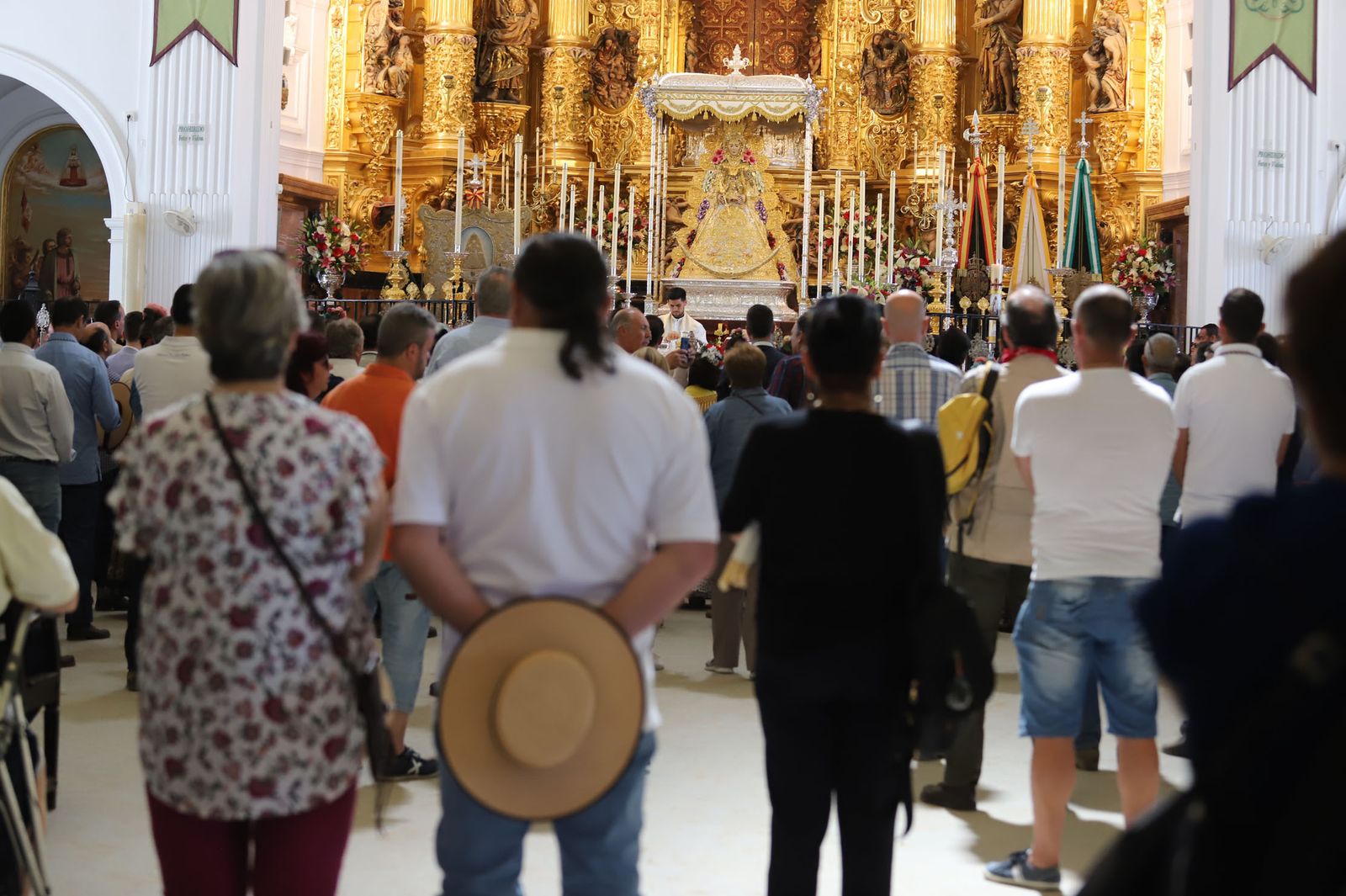 Imágenes del inicio de la Romería en la aldea almonteña
