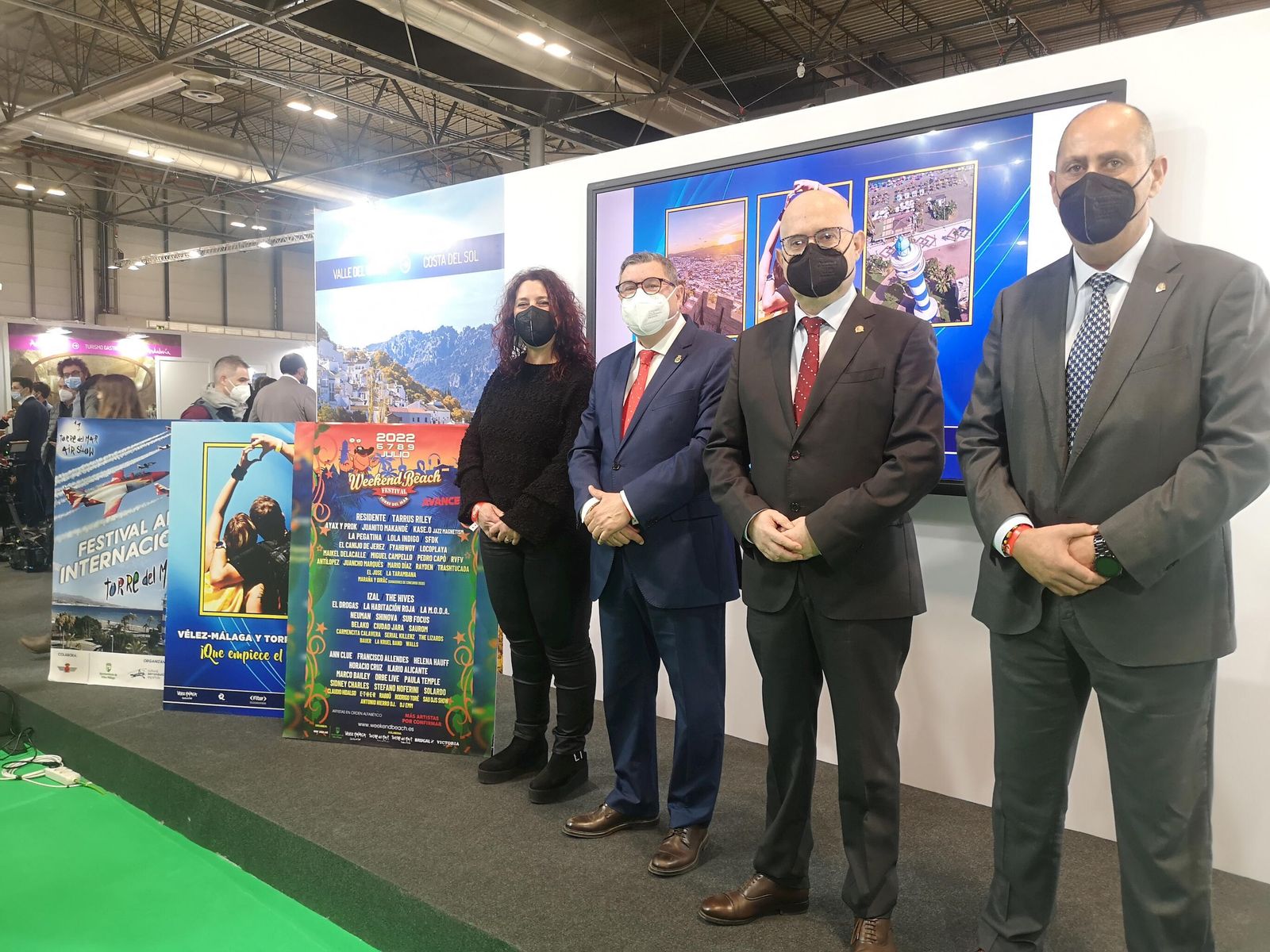 Presentación de la oferta turística de Vélez-Málaga, en Fitur.