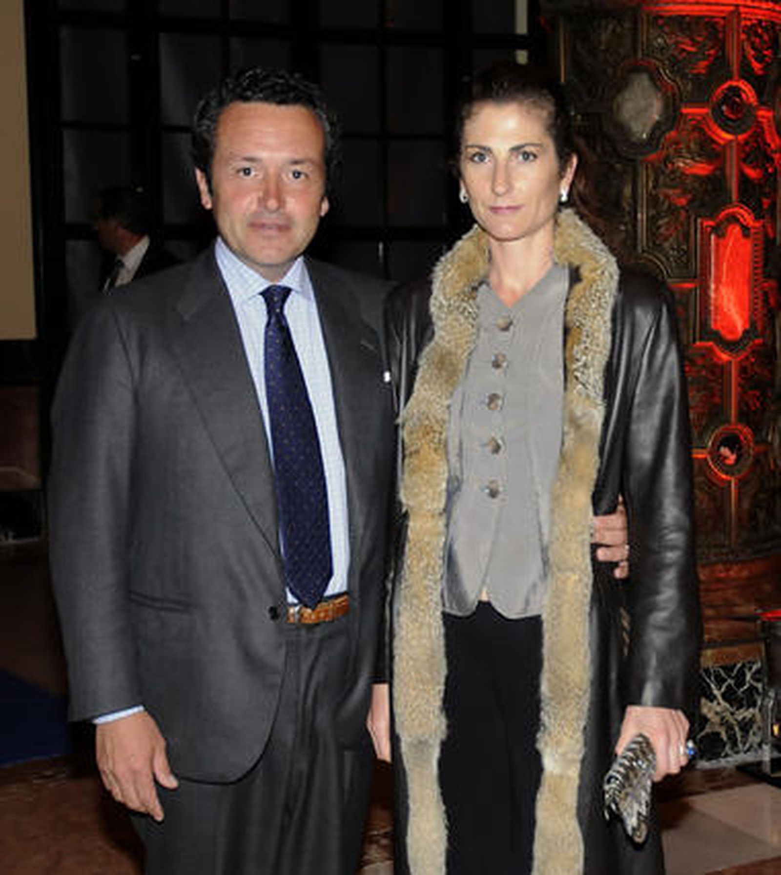 El empresario Gonzalo Madariaga con su mujer, María Caballero.