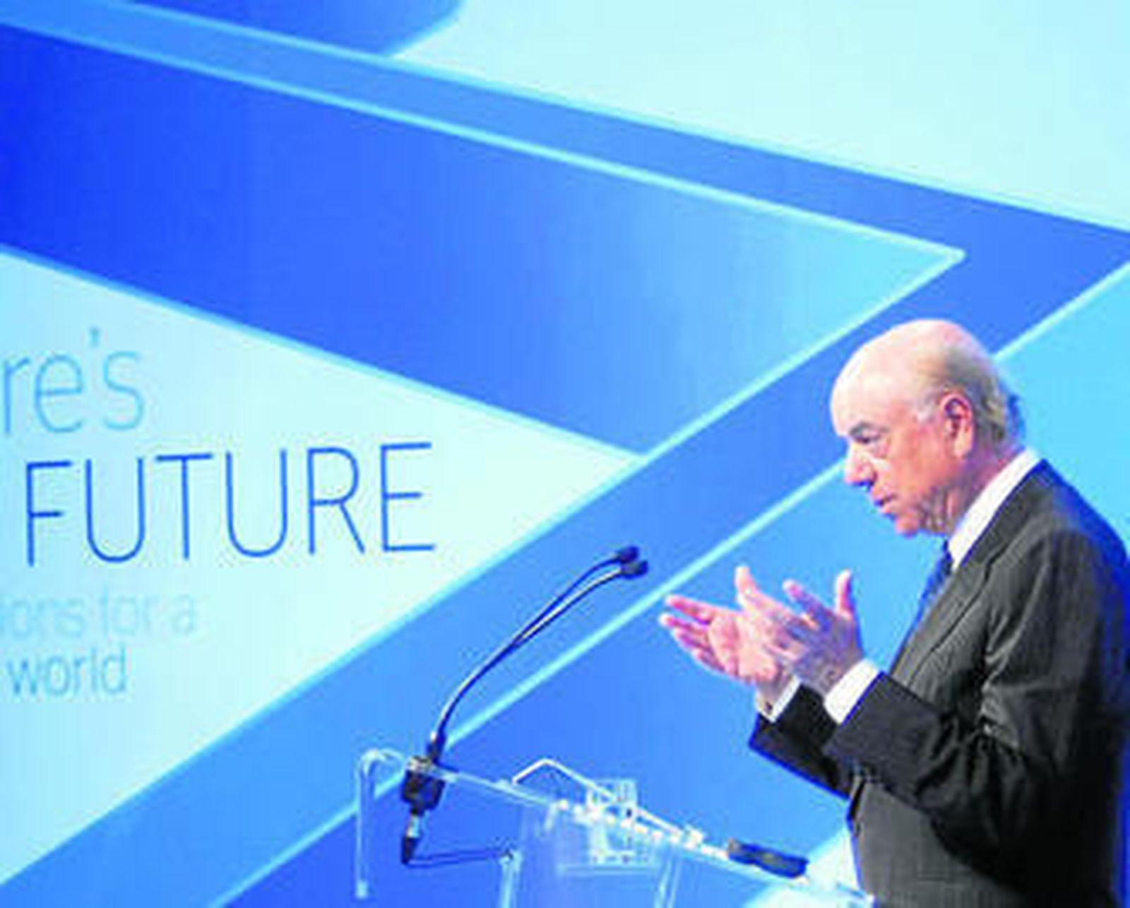 El presidente de BBVA, Francisco González.