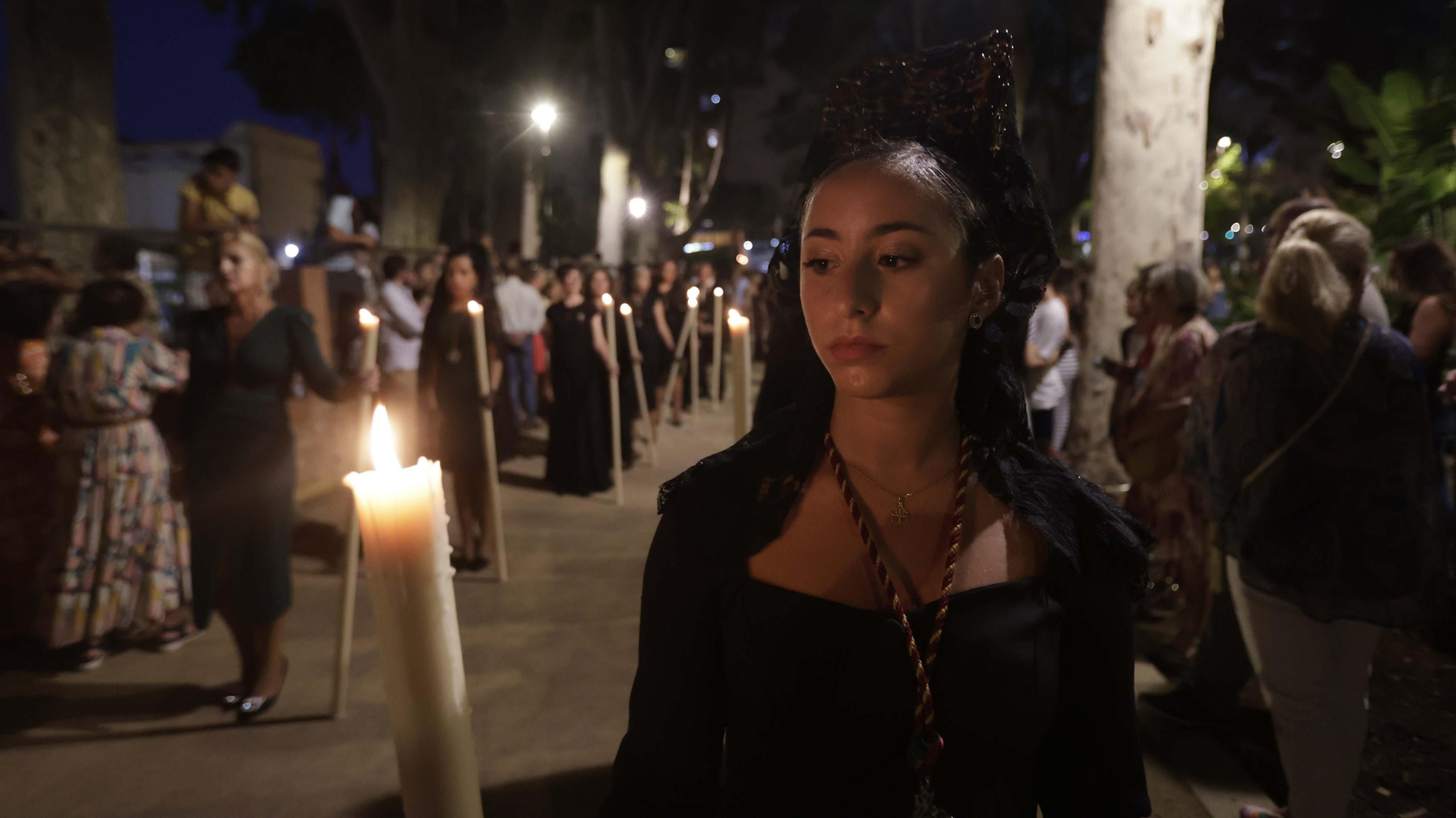 La Magna Mariana de Algeciras por el Parque María Cristina, en imágenes