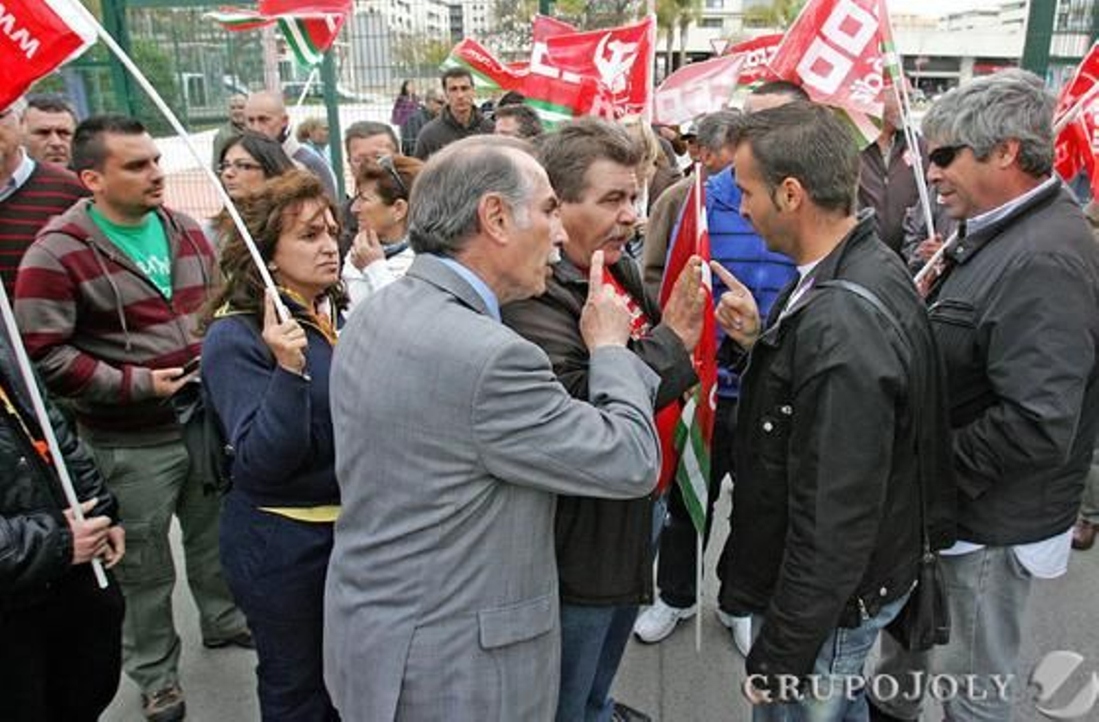 Las imágenes de la huelga general en Jerez. 

Foto: Pascual