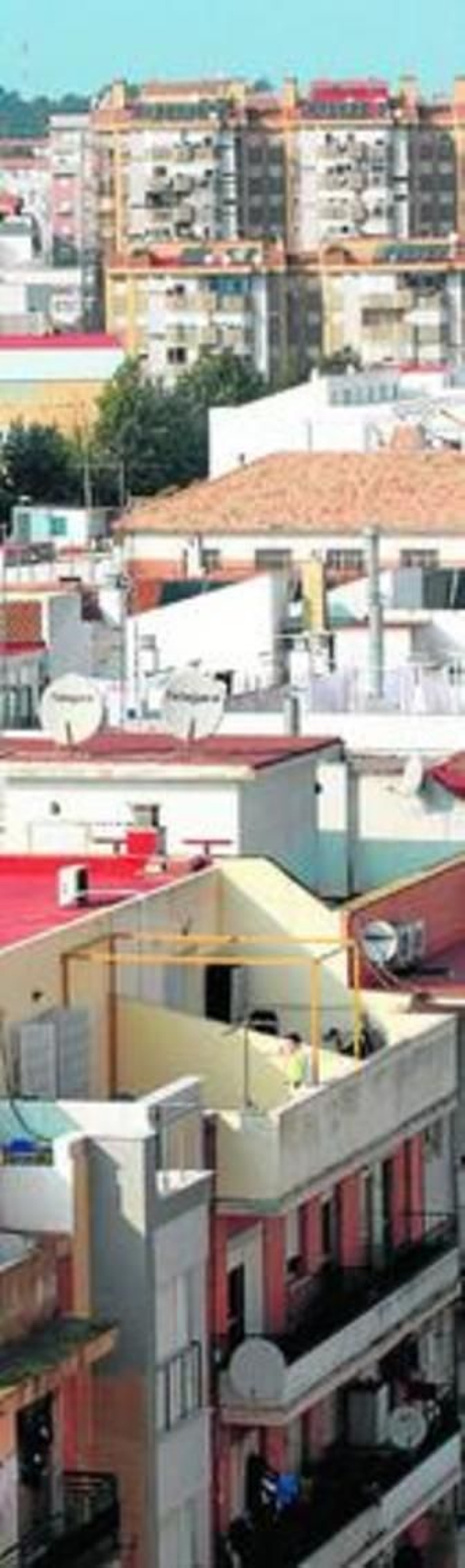 Vista de últimos pisos de la ciudad.