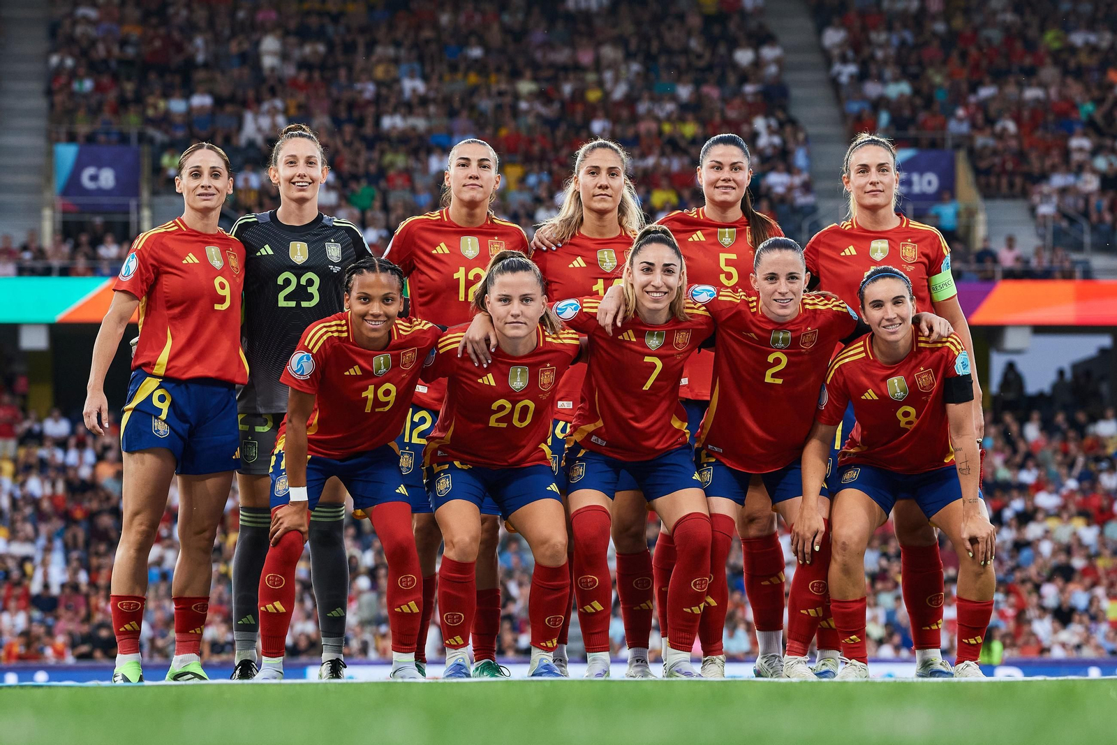 Las fotos del España - Portugal en la Eurocopa femenina