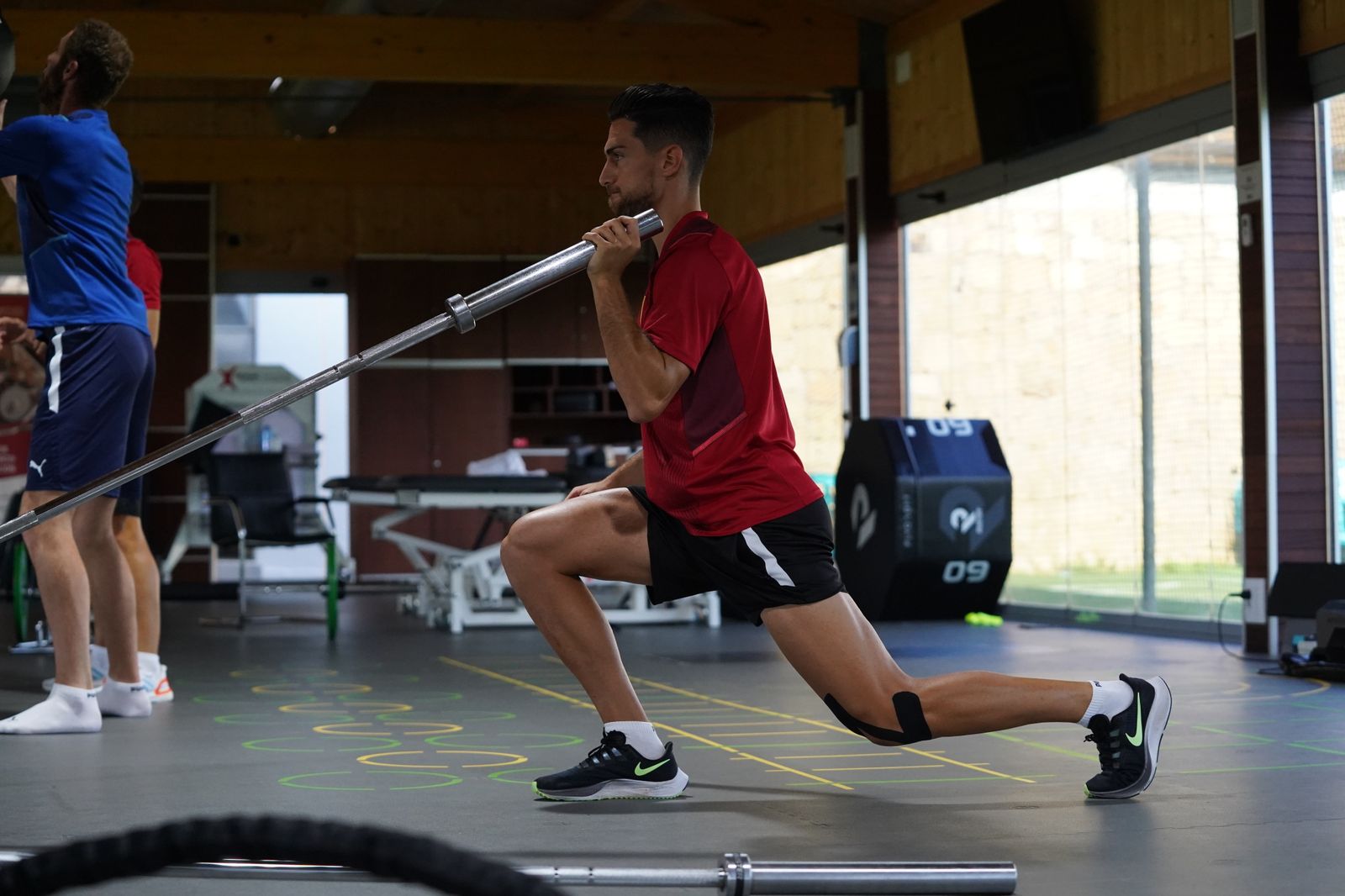 Imágenes del entrenamiento matinal de la UDA de este martes
